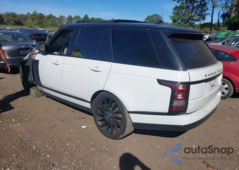 2016 Land Rover Range Rover 3.0L V6 Supercharged z USA, uszkodzony, nr VIN SALGR2PF5GA320034